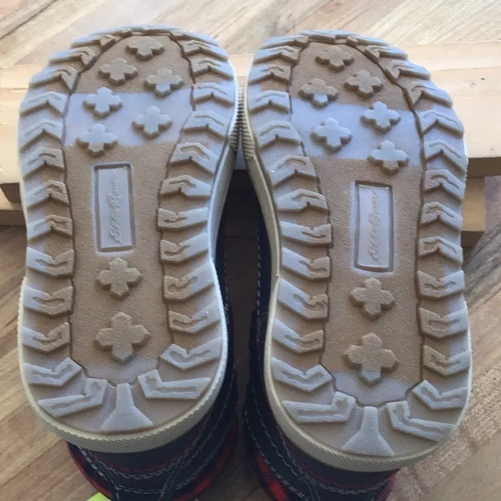 Eddie Bauer Silver Star Navy and RedToddler work boots.- NWB NWT  Size 7.